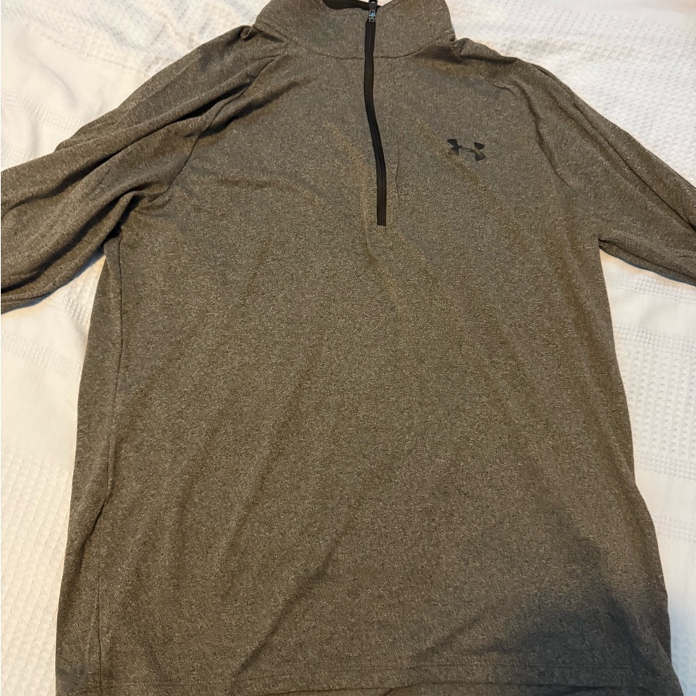 Under Armour Charcoal Quarter-Zip Top